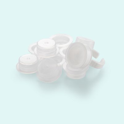 Ragasztótartó műanyag gyűrű 10db cserélhető tálkával