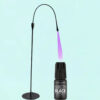 UV / LED Lámpa Állítható Fényerővel és Fókusszal + Back-To Black UV/LED Fekete Szempillaragasztó 3ml 