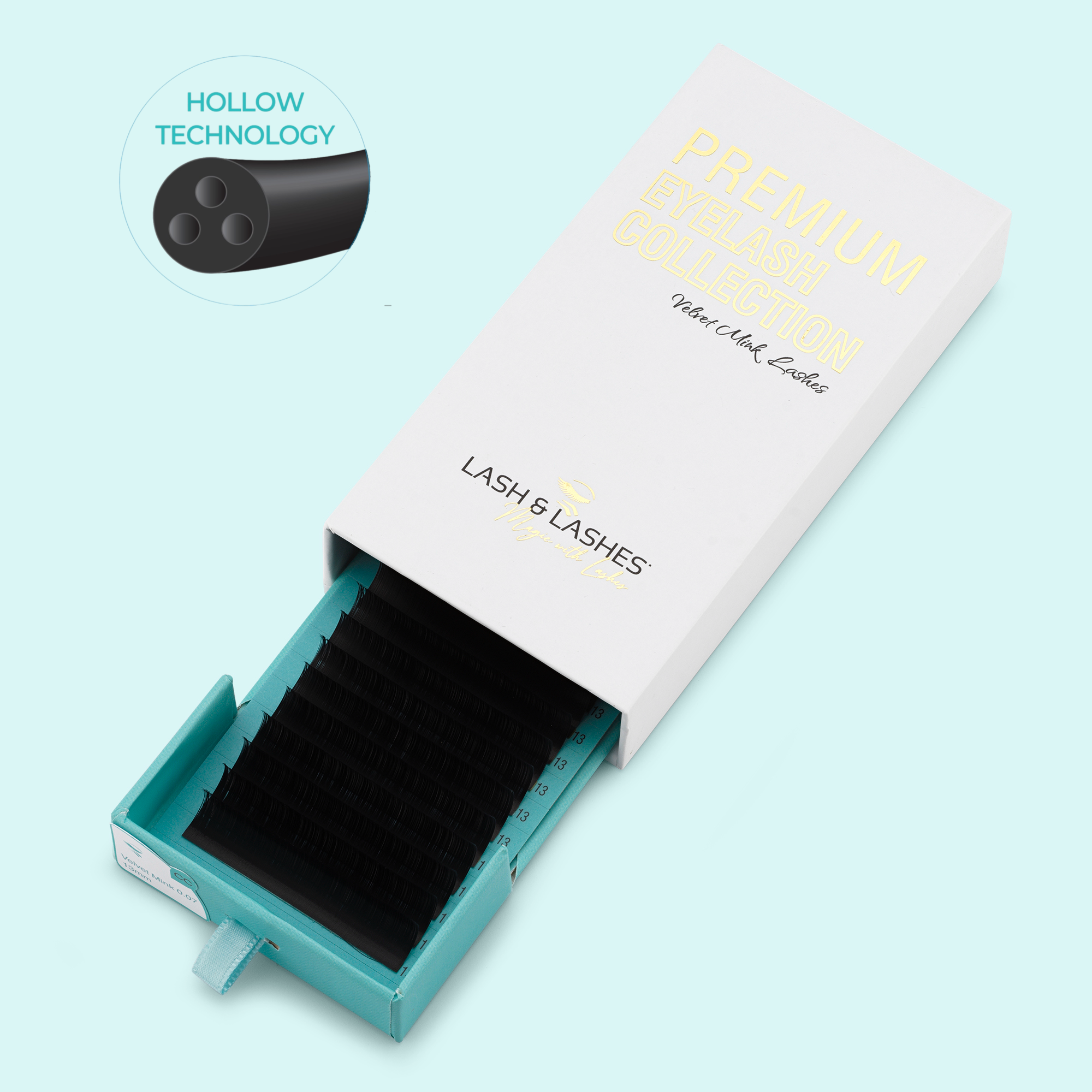 Velvet Mink Hollow Lashes – mit Hollow-Technologie – Bild 3