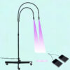 Doppelkopf-UV/LED-Lampe mit einstellbarem Fokus
