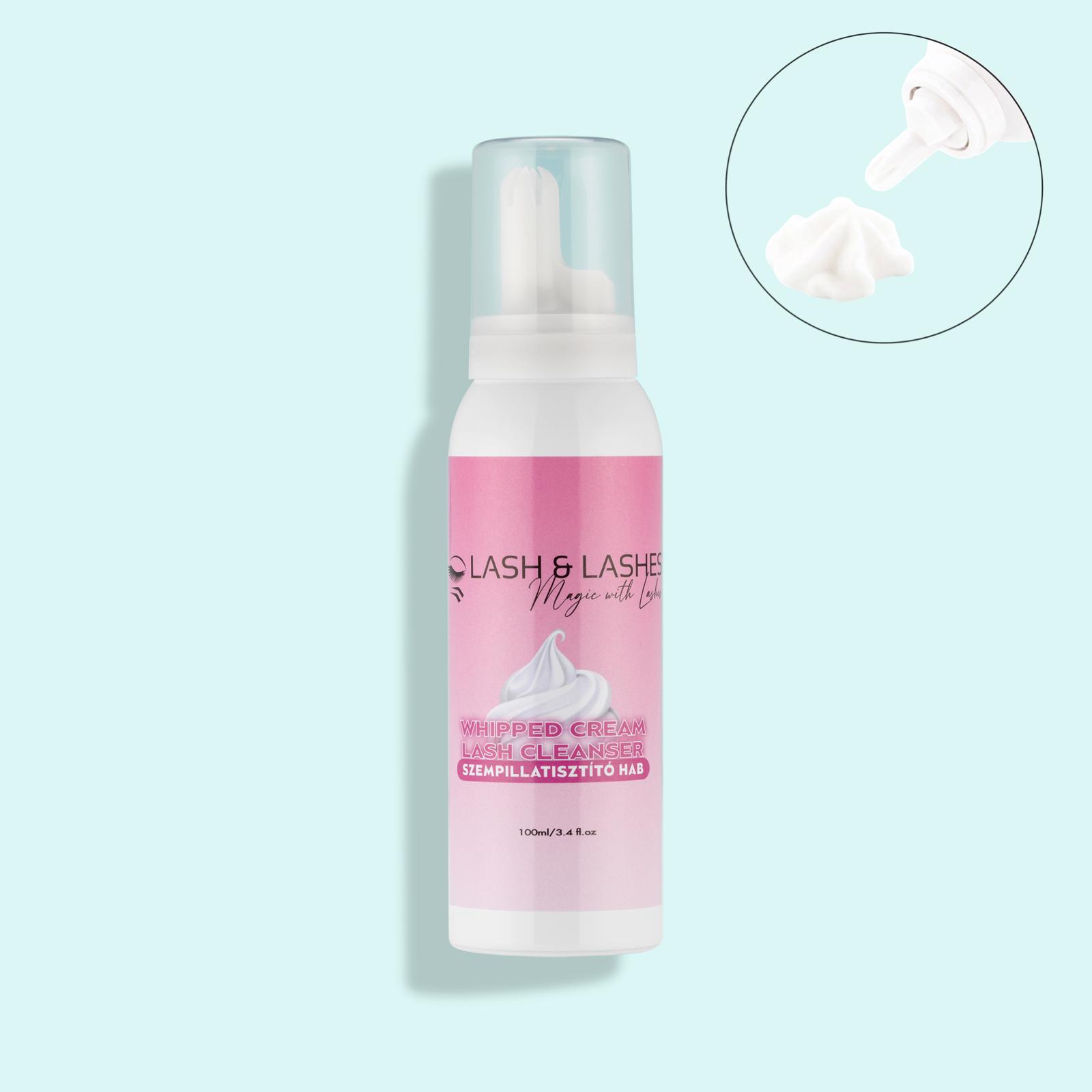 Whipped Cream Tejszínhab Állagú Lash Sampon – 100 ml