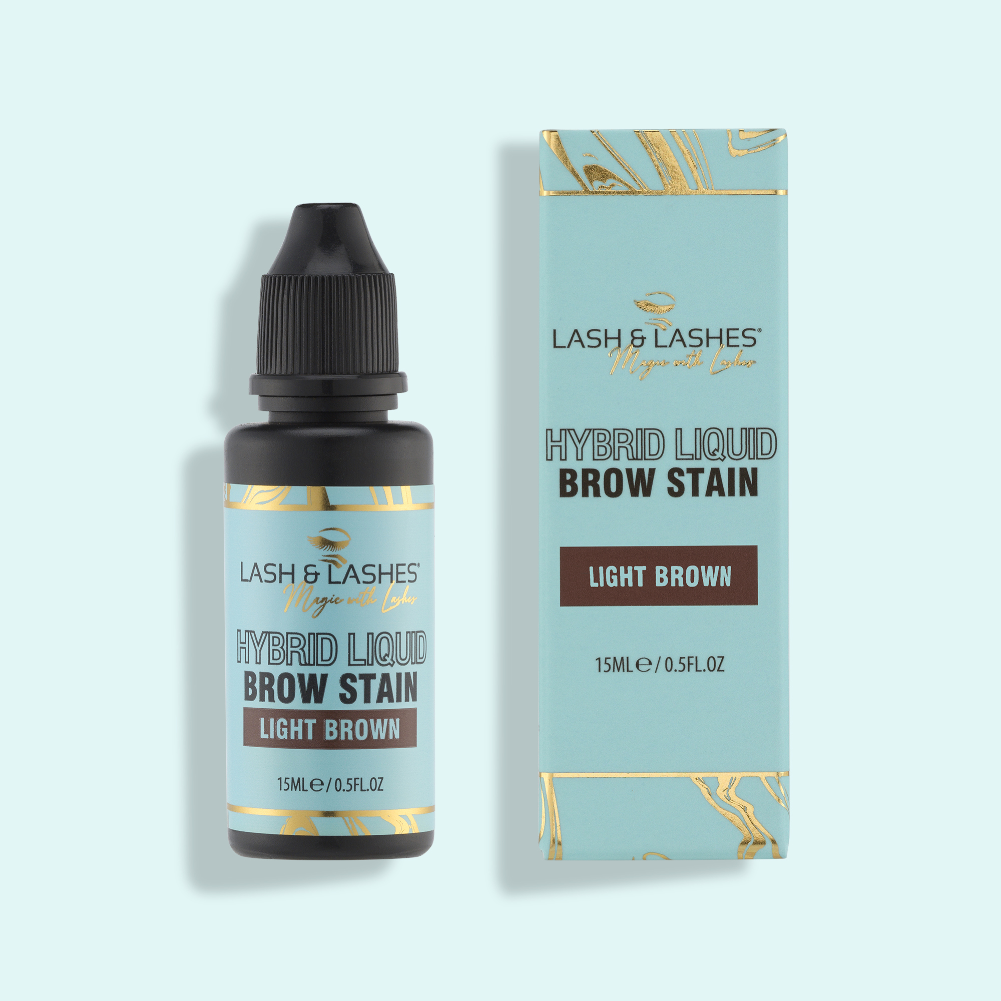 Hibrid Szemöldökfesték – Világosbarna (Light Brown) – 15 ml