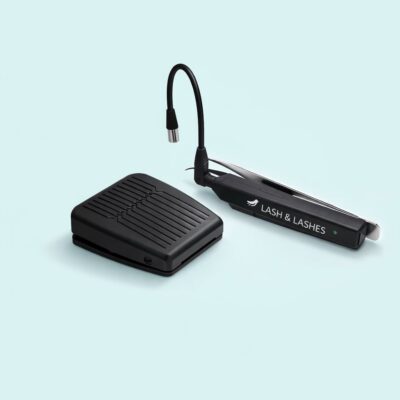 Mini-UV/LED-Lampe zum Anklemmen mit drahtloser Fußsteuerung