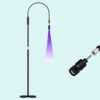 UV/LED-Wimpernlampe mit einstellbarer Helligkeit und Fokussierung