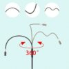 UV/LED-Wimpernlampe mit einstellbarer Helligkeit und Fokussierung