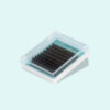 Braune Wimpernmischung